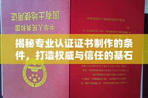 扎兰屯揭秘专业认证证书制作的条件，打造权威与信任的基石