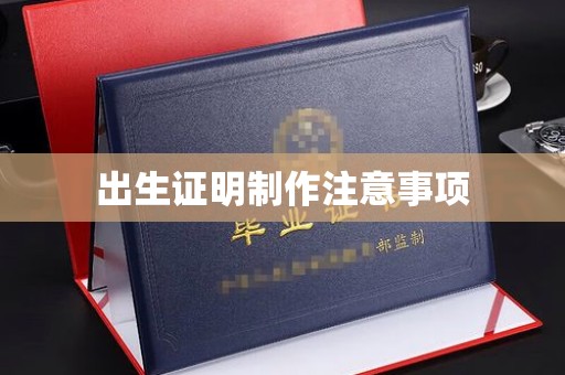 扎兰屯出生证明制作注意事项