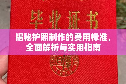 扎兰屯揭秘护照制作的费用标准，全面解析与实用指南