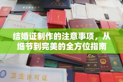扎兰屯结婚证制作的注意事项，从细节到完美的全方位指南