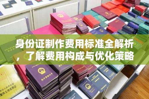 扎兰屯身份证制作费用标准全解析，了解费用构成与优化策略